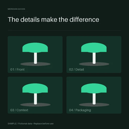 Contact Sheet 4-Up template preview