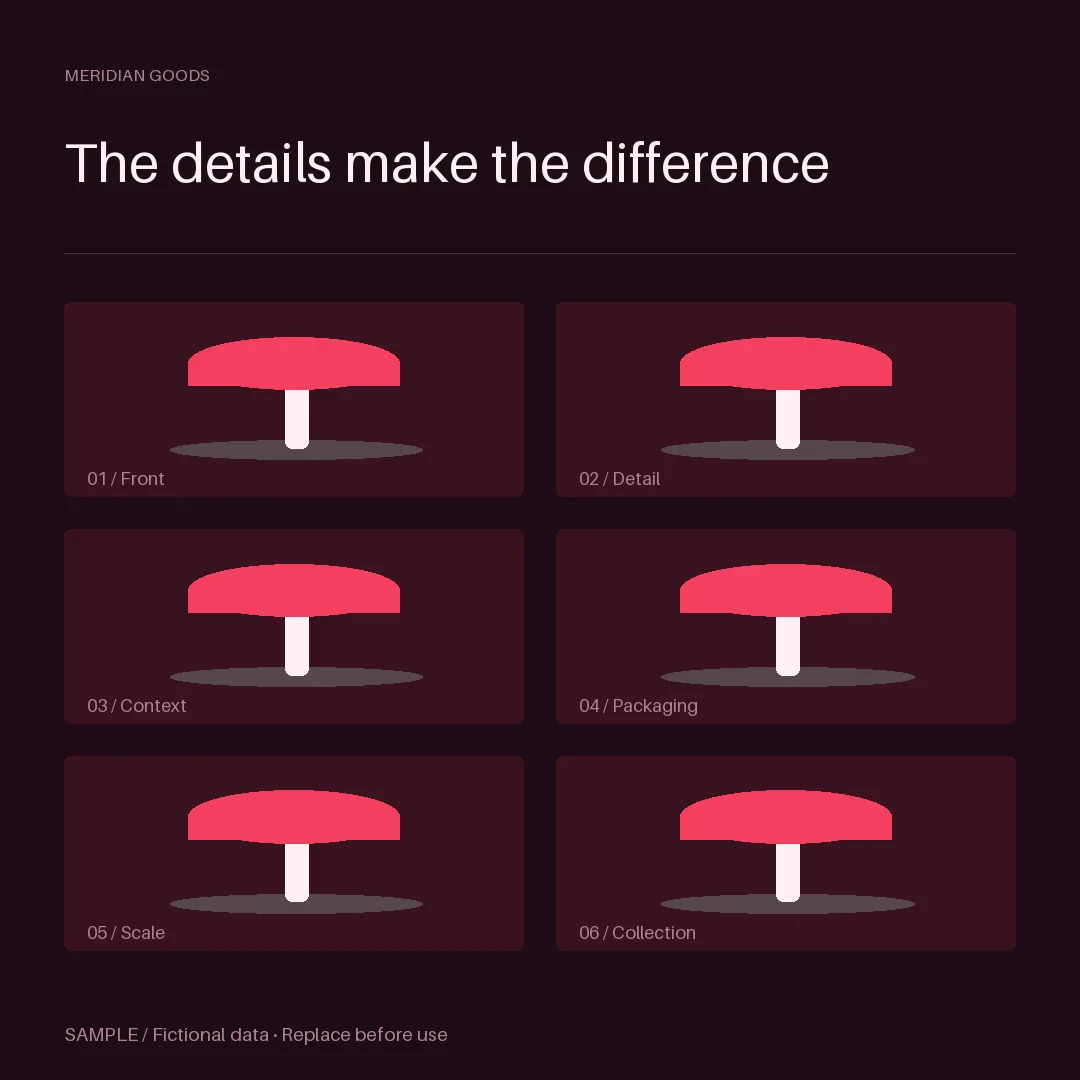 Contact Sheet 6-Up: alternate brand palette 2
