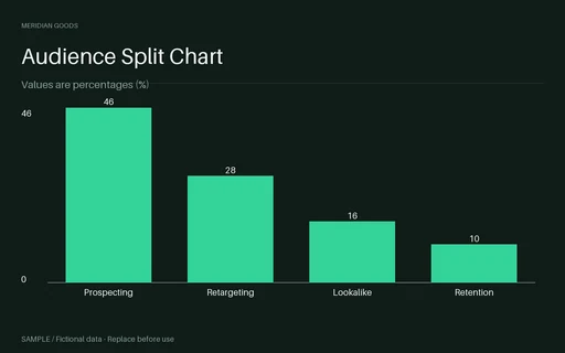 Audience Split Chart template preview