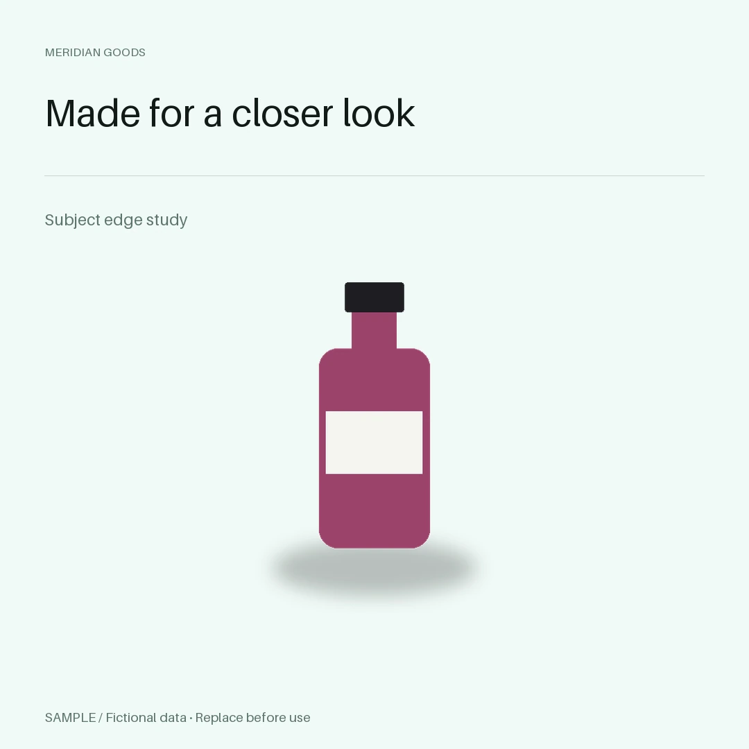Colour-Matched Subject Studio: editable hardcase with synthetic content