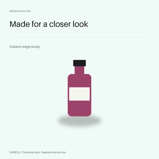 Colour-Matched Subject Studio template preview