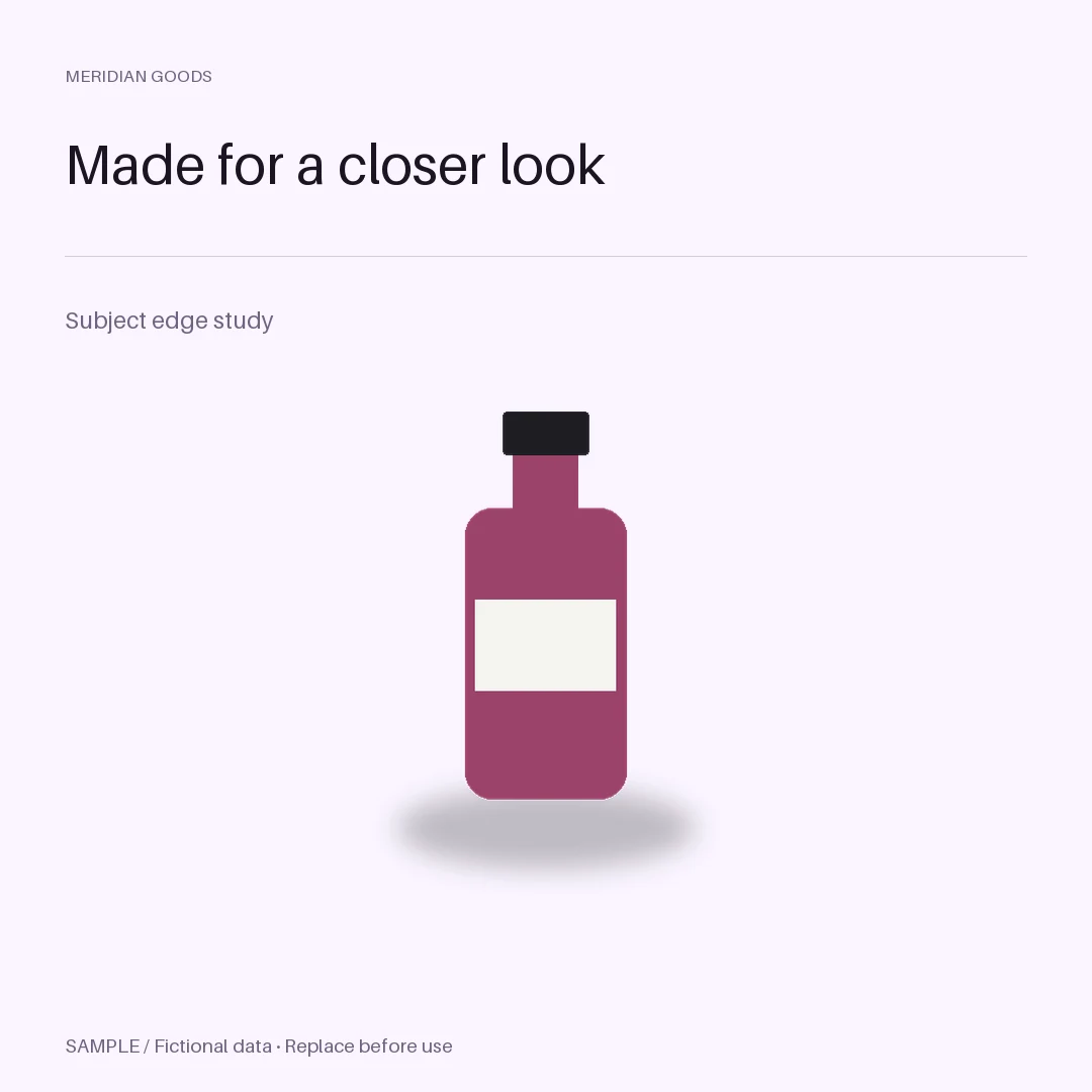 Colour-Matched Subject Studio: alternate brand palette 2