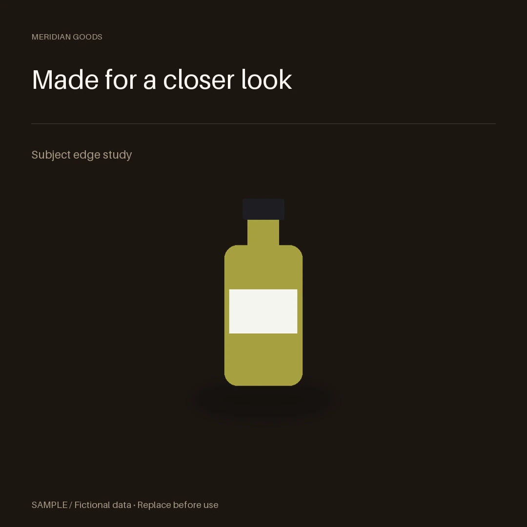 Handle Cut-Out Studio: editable hardcase with synthetic content