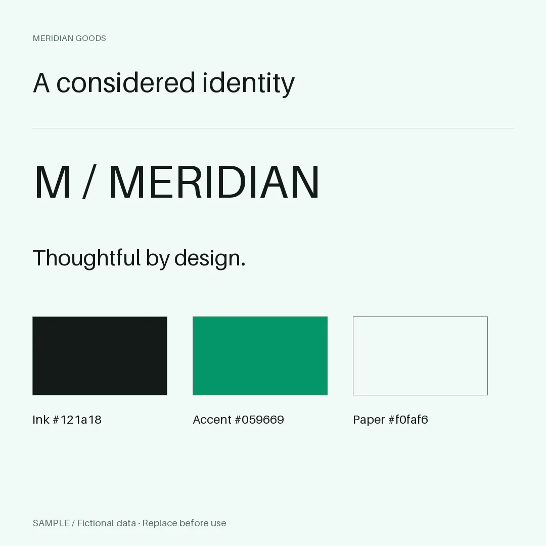 Pastel Brand Kit Frame: alternate brand palette 1