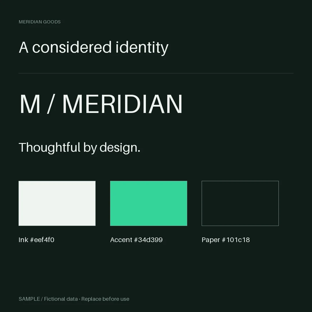 Pastel Brand Kit Frame: alternate brand palette 2