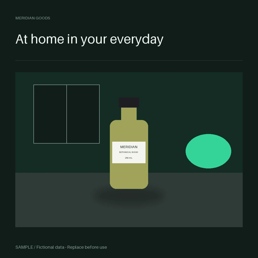 Workshop Bench Scene: editable lifestyle with synthetic content
