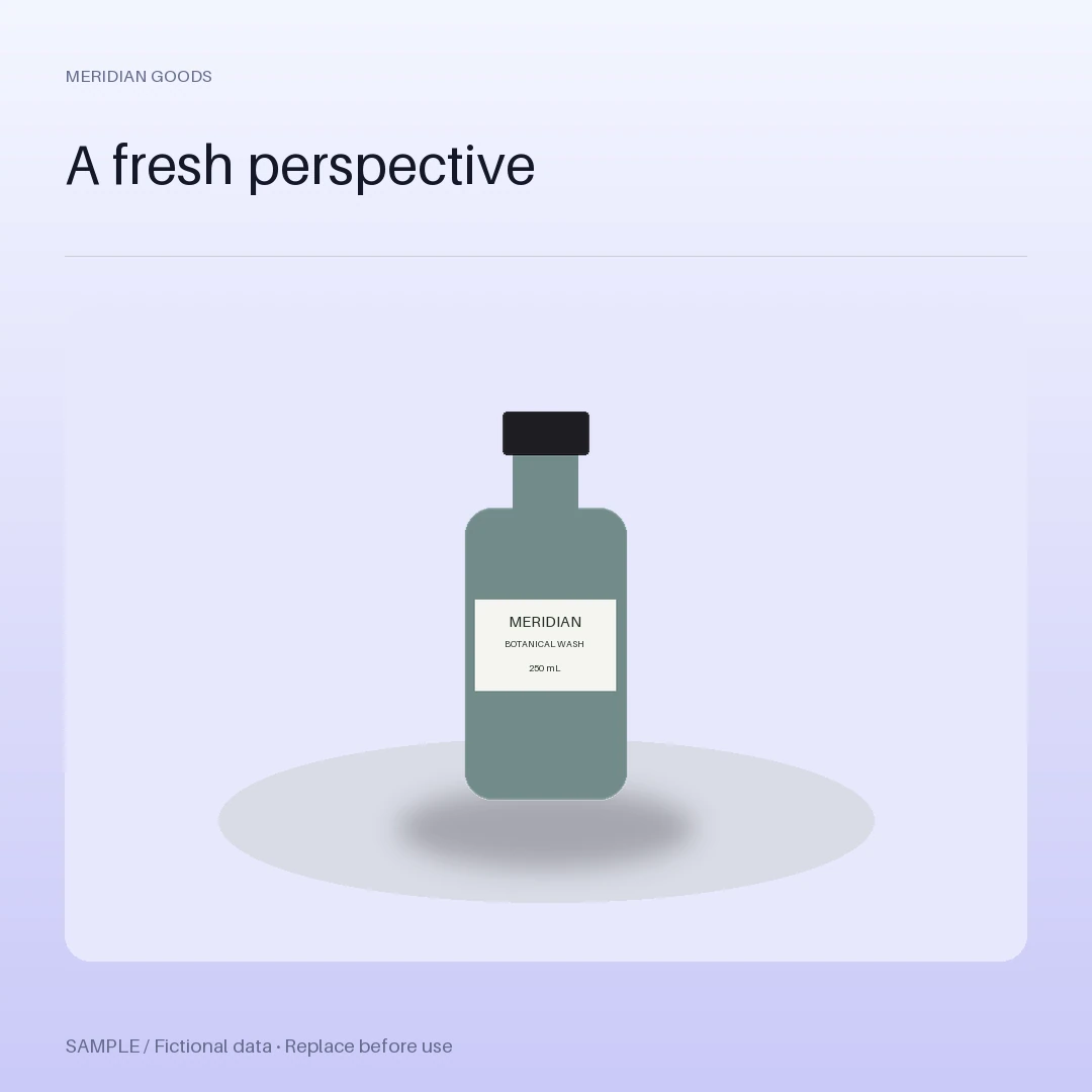 Bold Brand Gradient Studio: editable studio with synthetic content