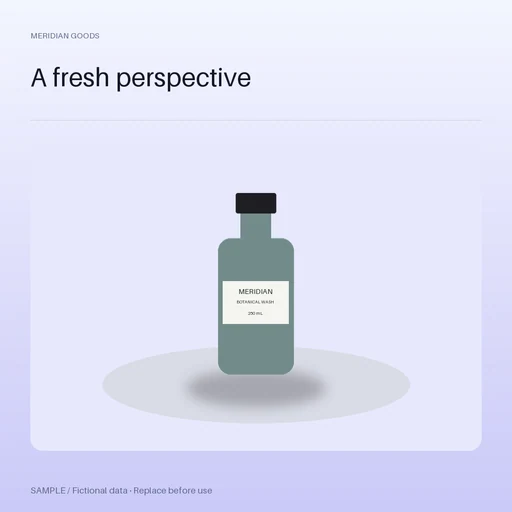 Bold Brand Gradient Studio template preview