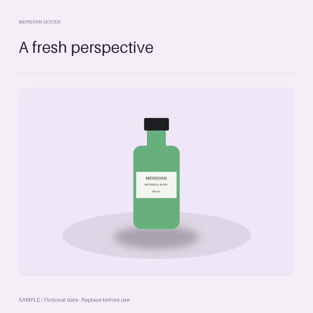 Pastel Colour-Block Studio: editable studio with synthetic content