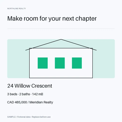 Agent Branding Post template preview