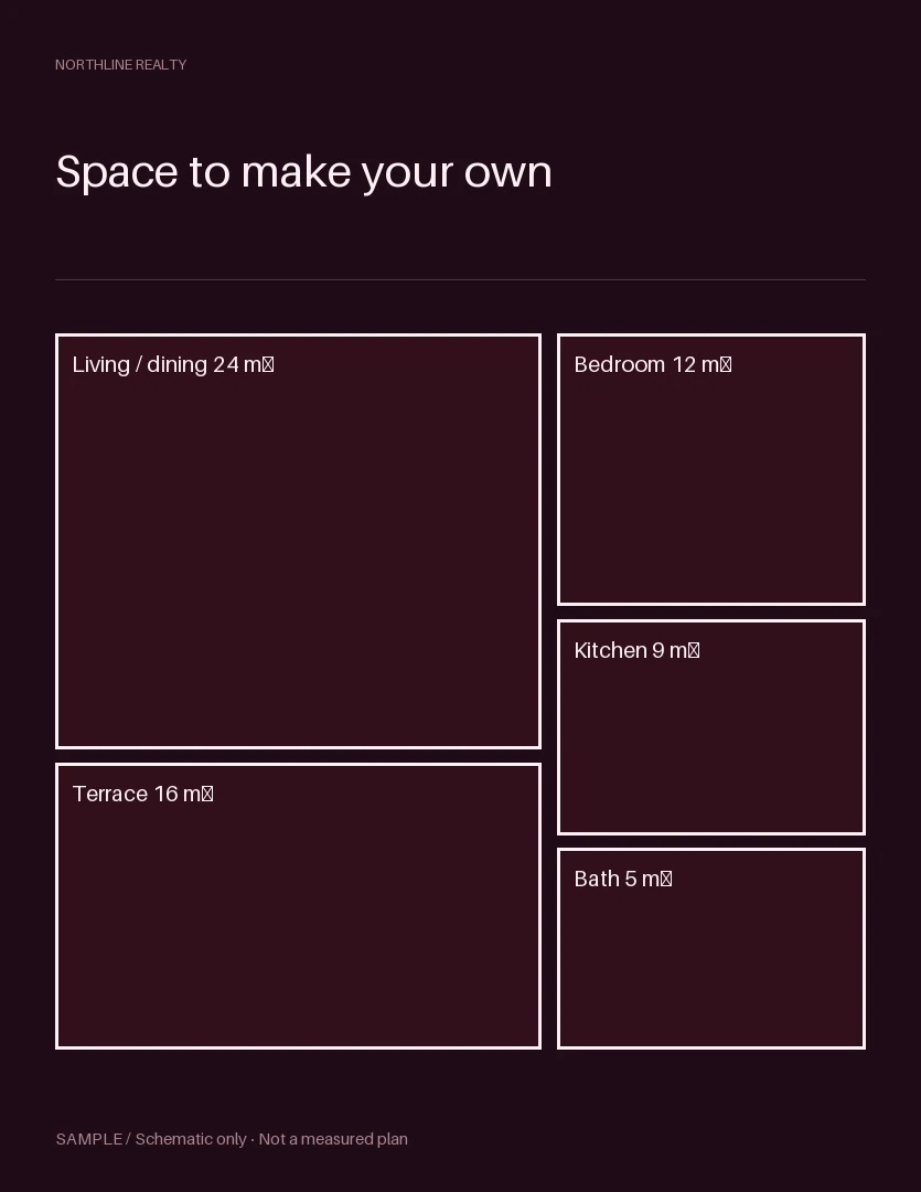 Floor Plan Cover: editable floorplan with synthetic content