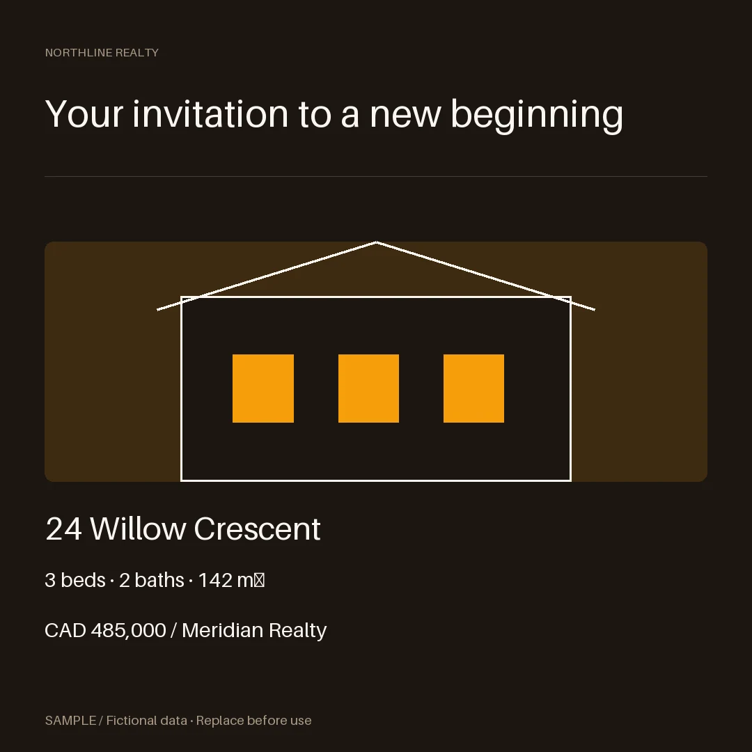 Open House Graphic: alternate brand palette 2
