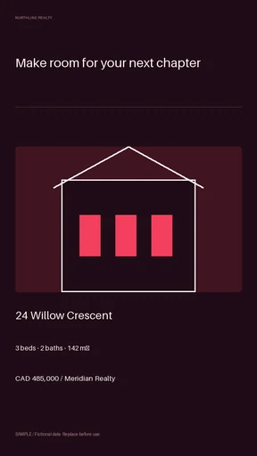 Property Listing Story template preview