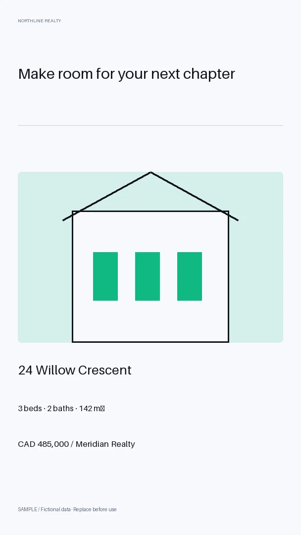 Property Listing Story: alternate brand palette 1