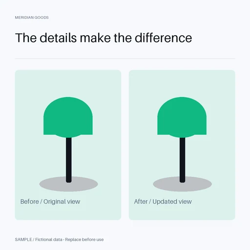 Renovation Before and After template preview