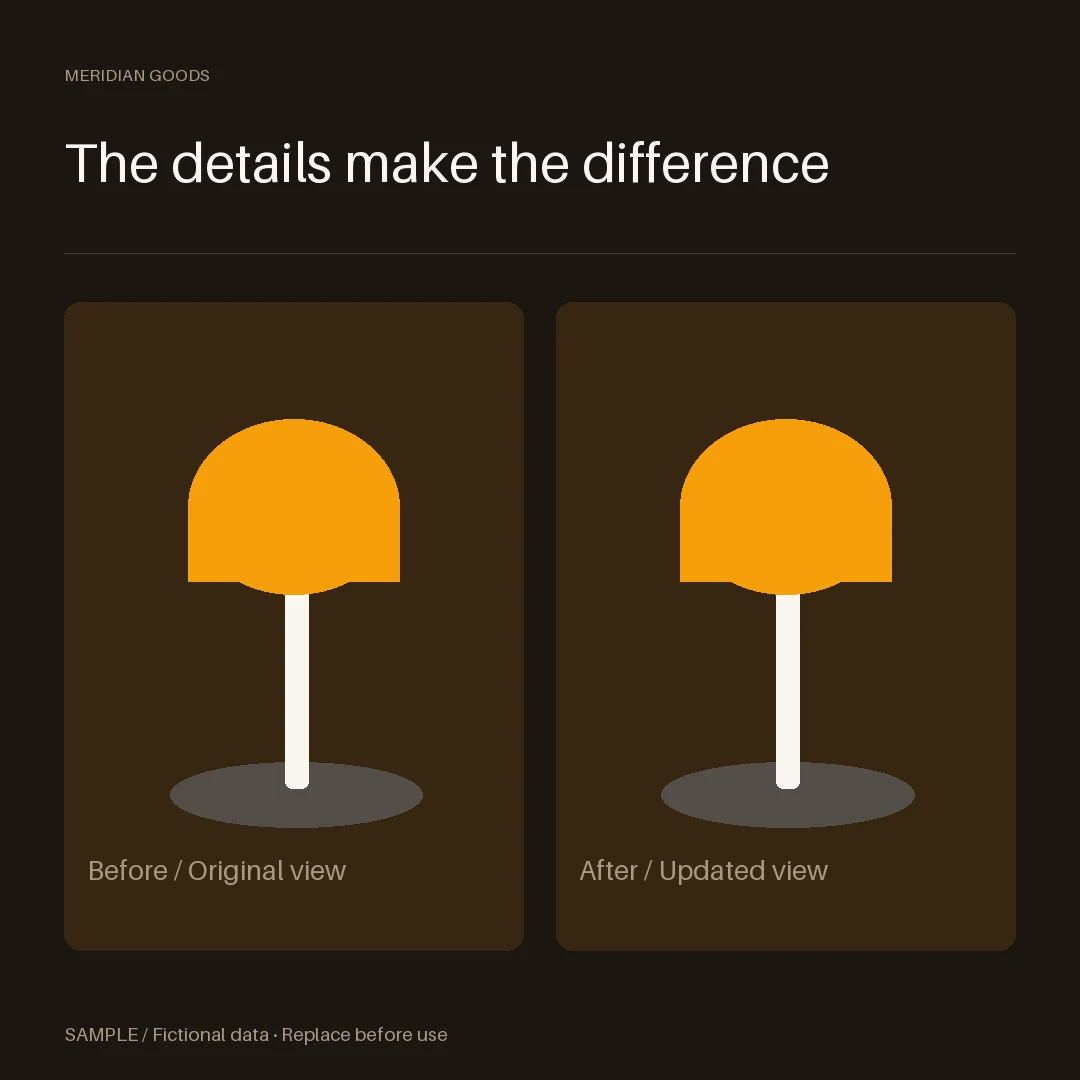 Renovation Before and After: alternate brand palette 1