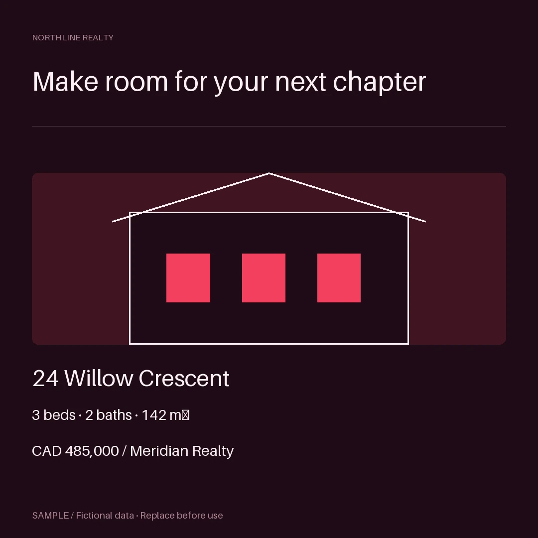 Virtual Staging Layout: editable property with synthetic content
