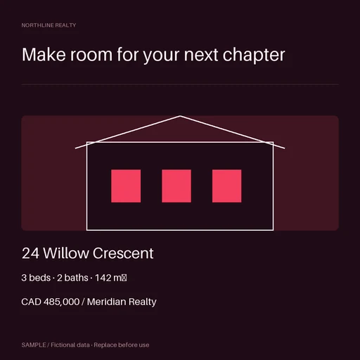 Virtual Staging Layout template preview