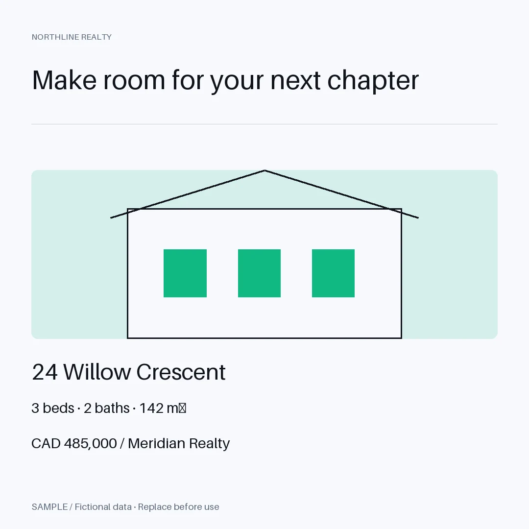 Virtual Staging Layout: alternate brand palette 1
