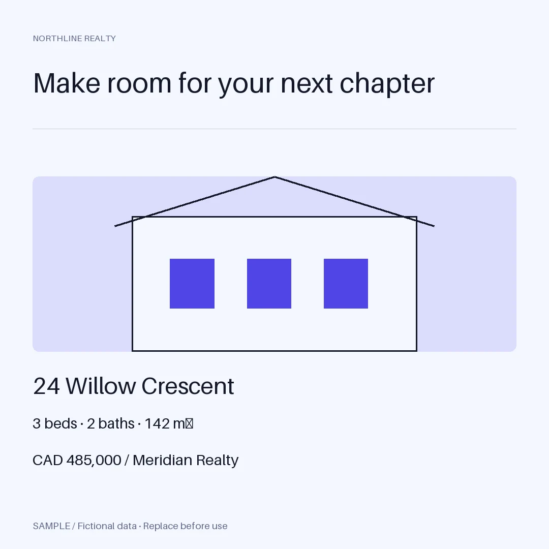 Virtual Staging Layout: alternate brand palette 3