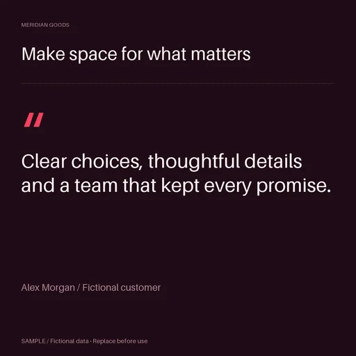 Branded Quote Post template preview