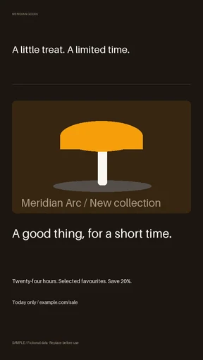 Flash Sale Story template preview