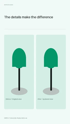 Vertical Before and After template preview