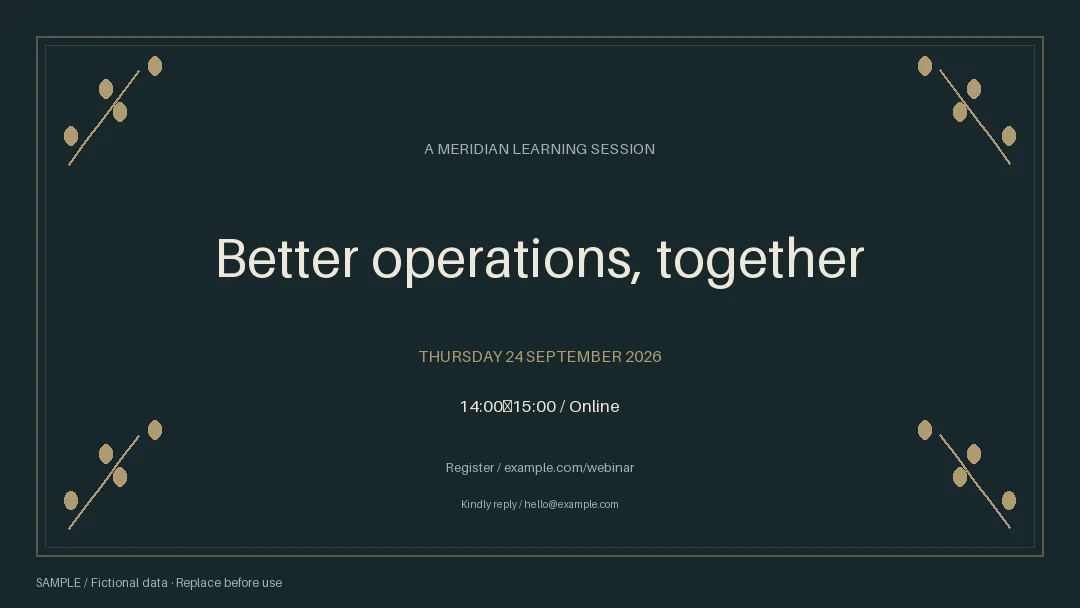 Webinar Cover: alternate brand palette 2