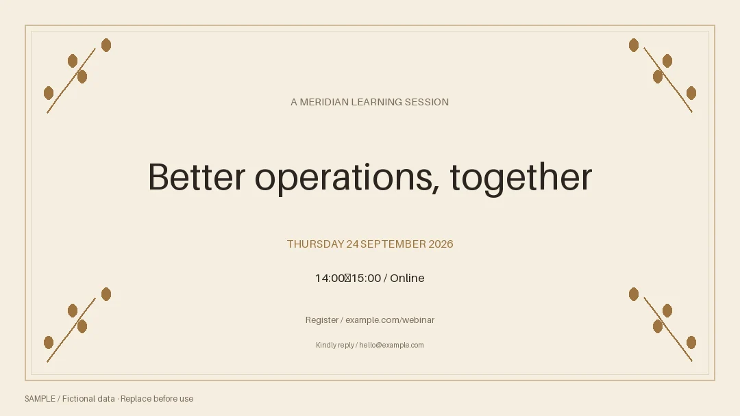 Webinar Cover: alternate brand palette 3